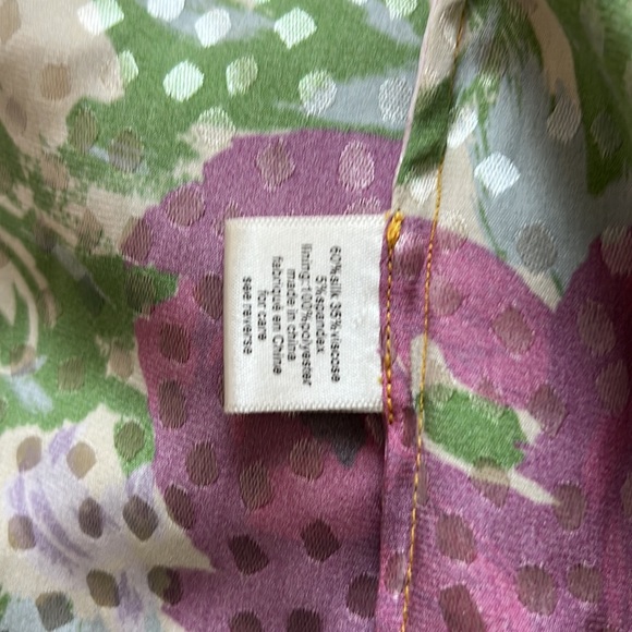 Worn once Ronny Kobo Bianca Floral Tie Top - Picture 3 of 4